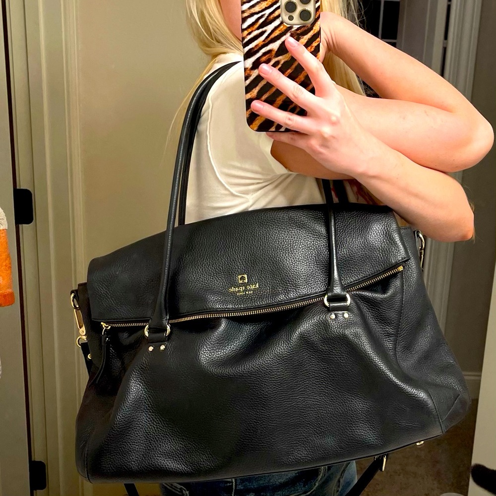 EUC Kate Spade Leather Work Satchel or Laptop Bag